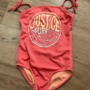 Justice Kids Coral Surf One Piece